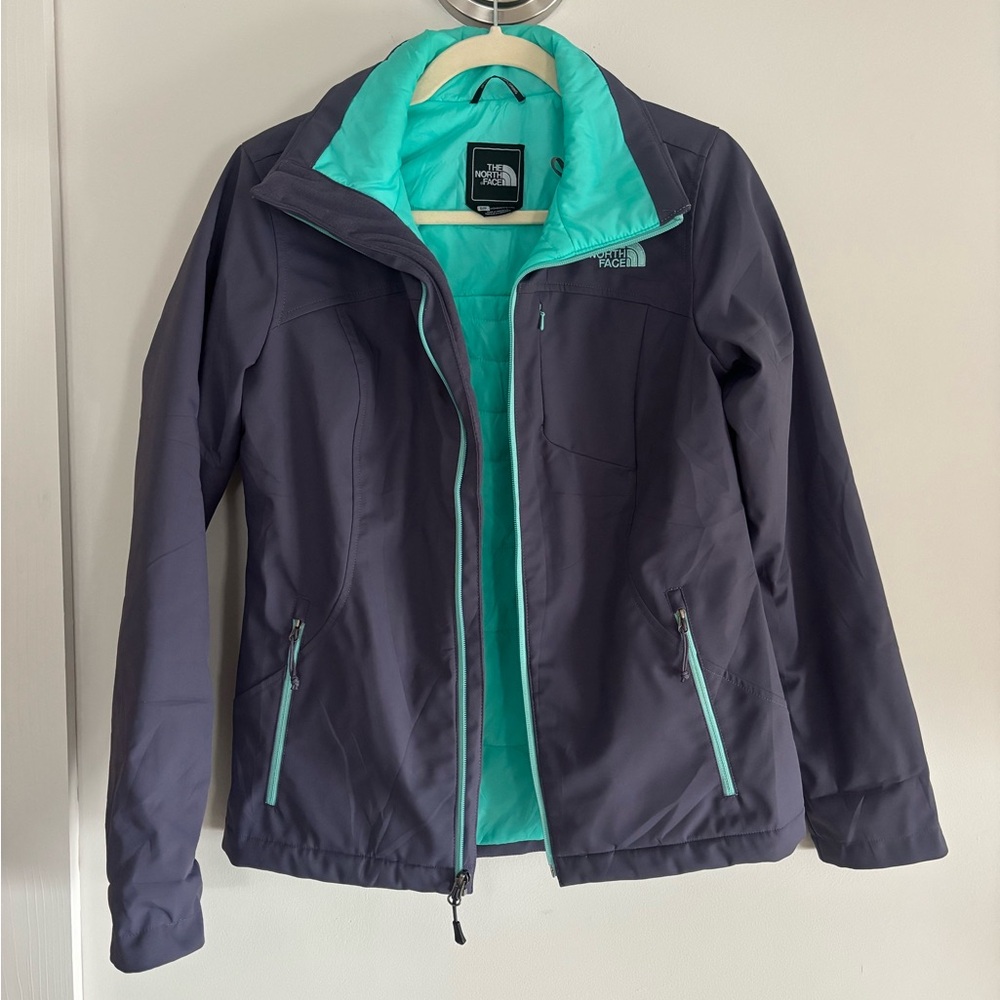 The North Face PrimaLoft Insulated Jacket Gray Teal Women’s Size Small